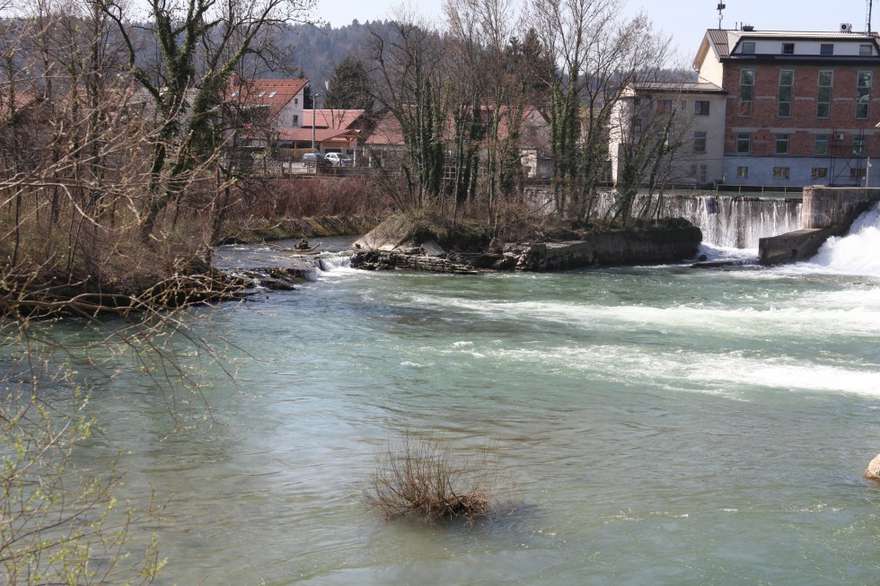 Ljubljanica river.