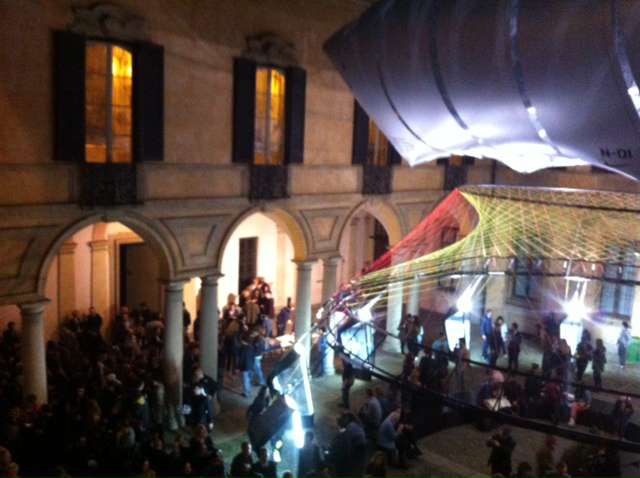 Opening night at Palazzo Clerici.