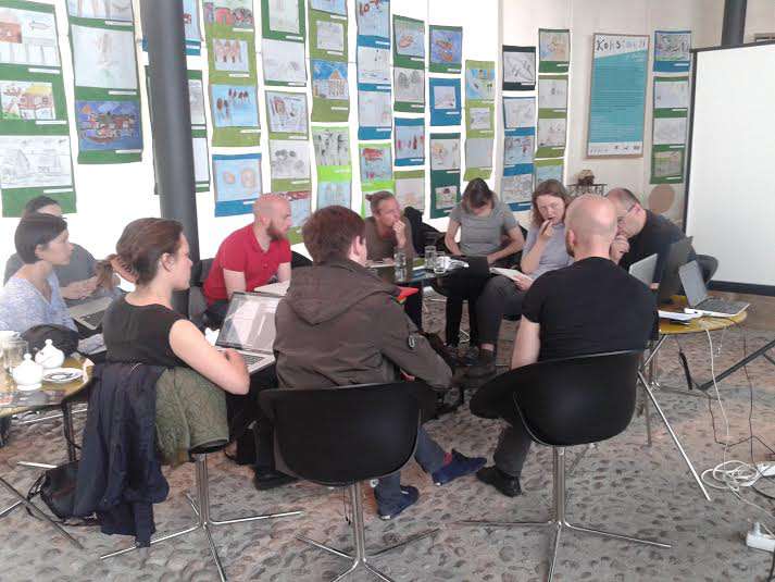 Public Water Public Space team meeting in Ljubljana. Photo: Ana Kuntarič 
