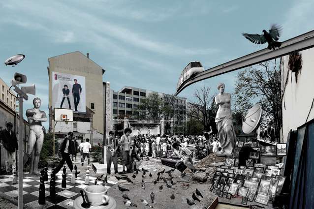 photo montage by Miha Žargi, prostoRož, Visions SO3, 2007